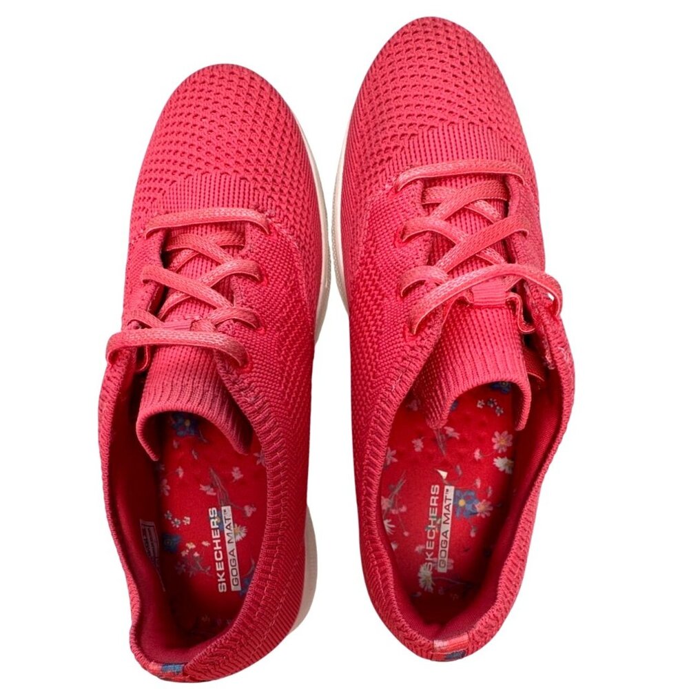 Skechers Go Step Lite Oxford Slip On Goga Mat Mesh Knit Sneakers Size 7.5 - Picture 6 of 7